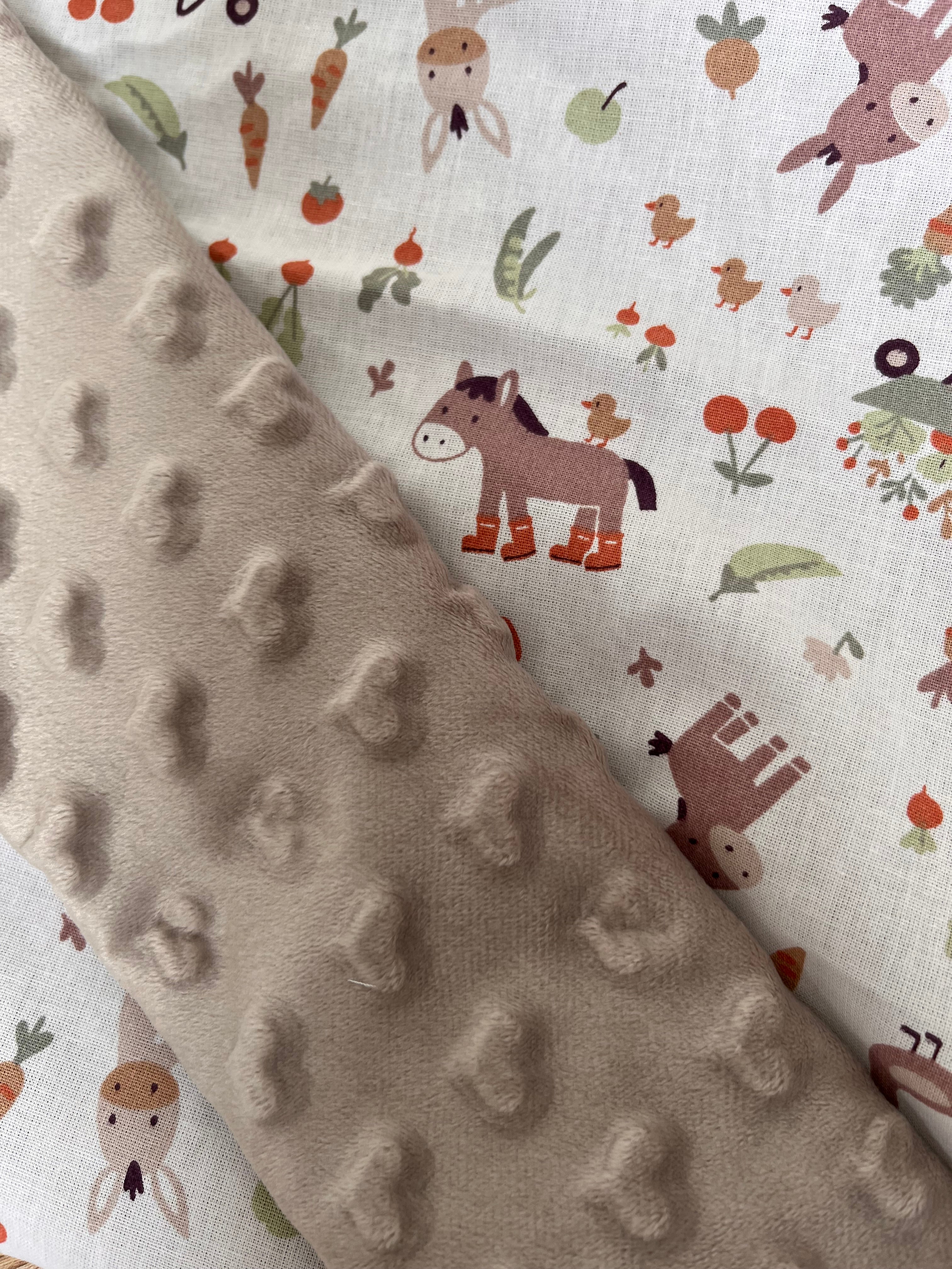 Couverture bébé petit âne