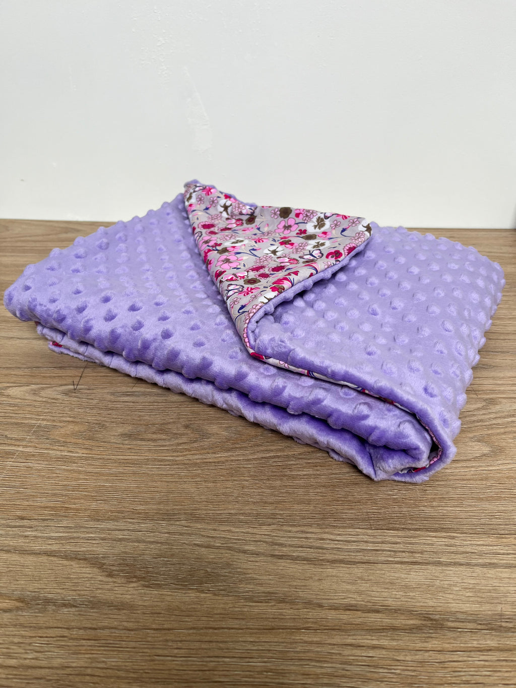 Couverture bébé lila