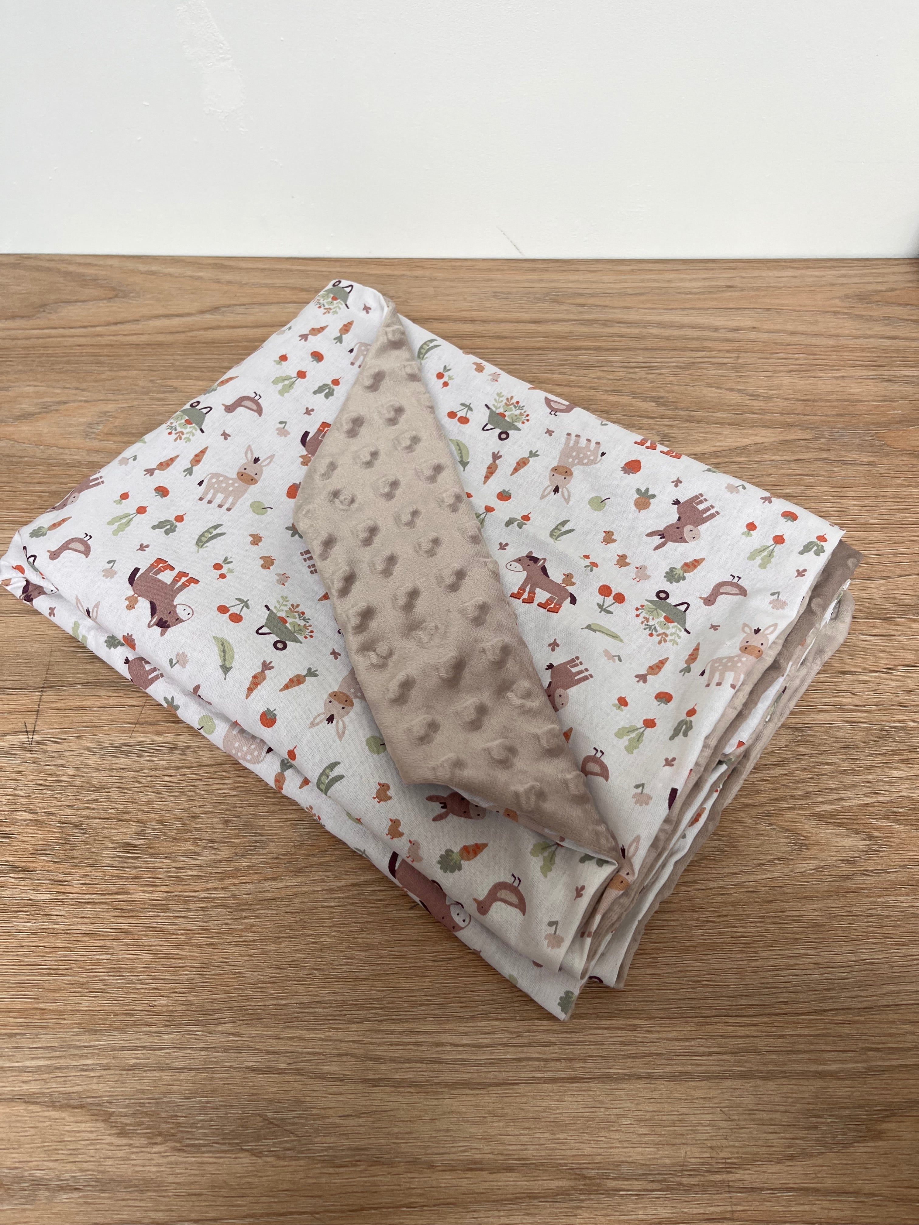 Couverture bébé petit âne