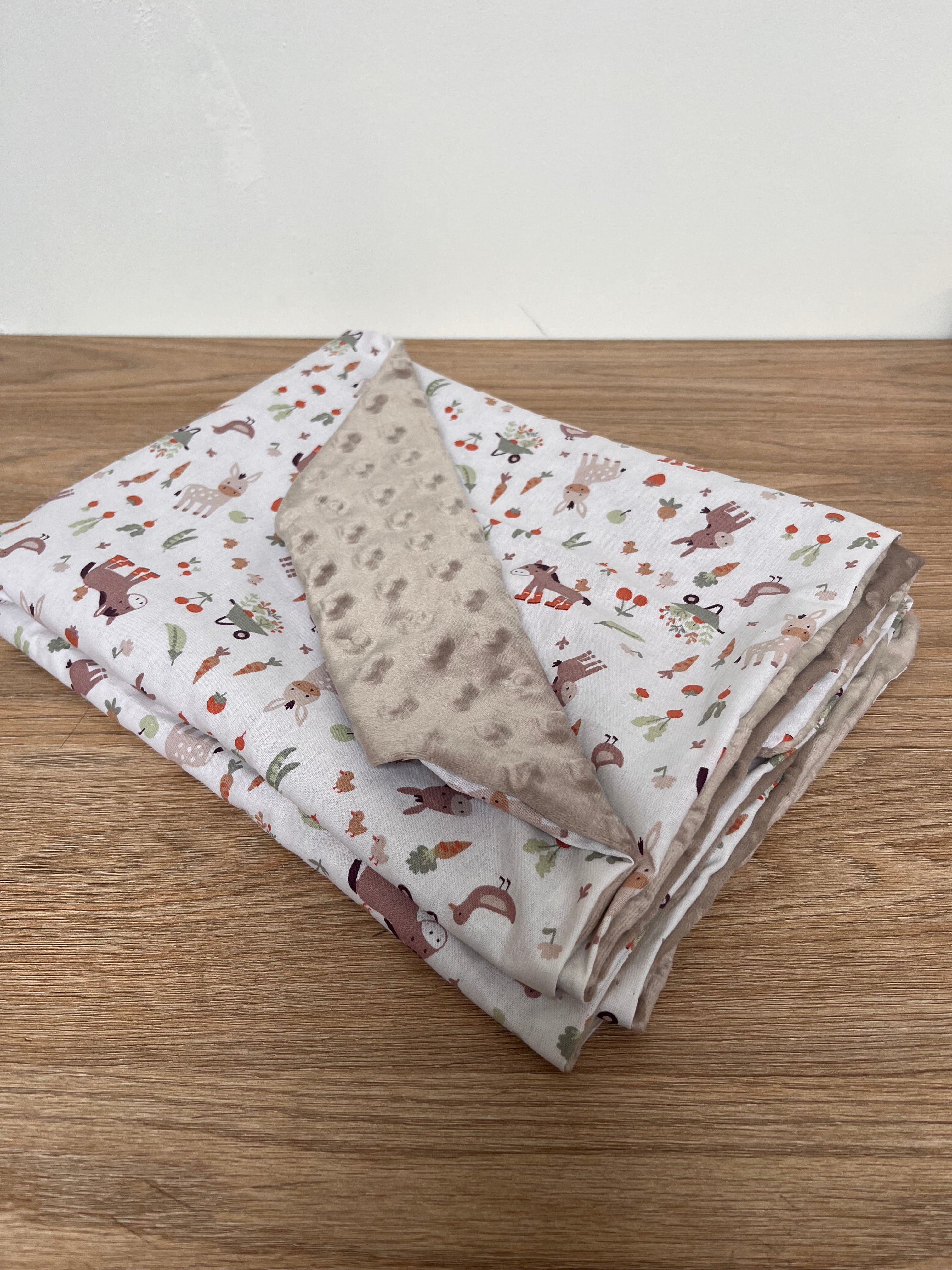 Couverture bébé petit âne