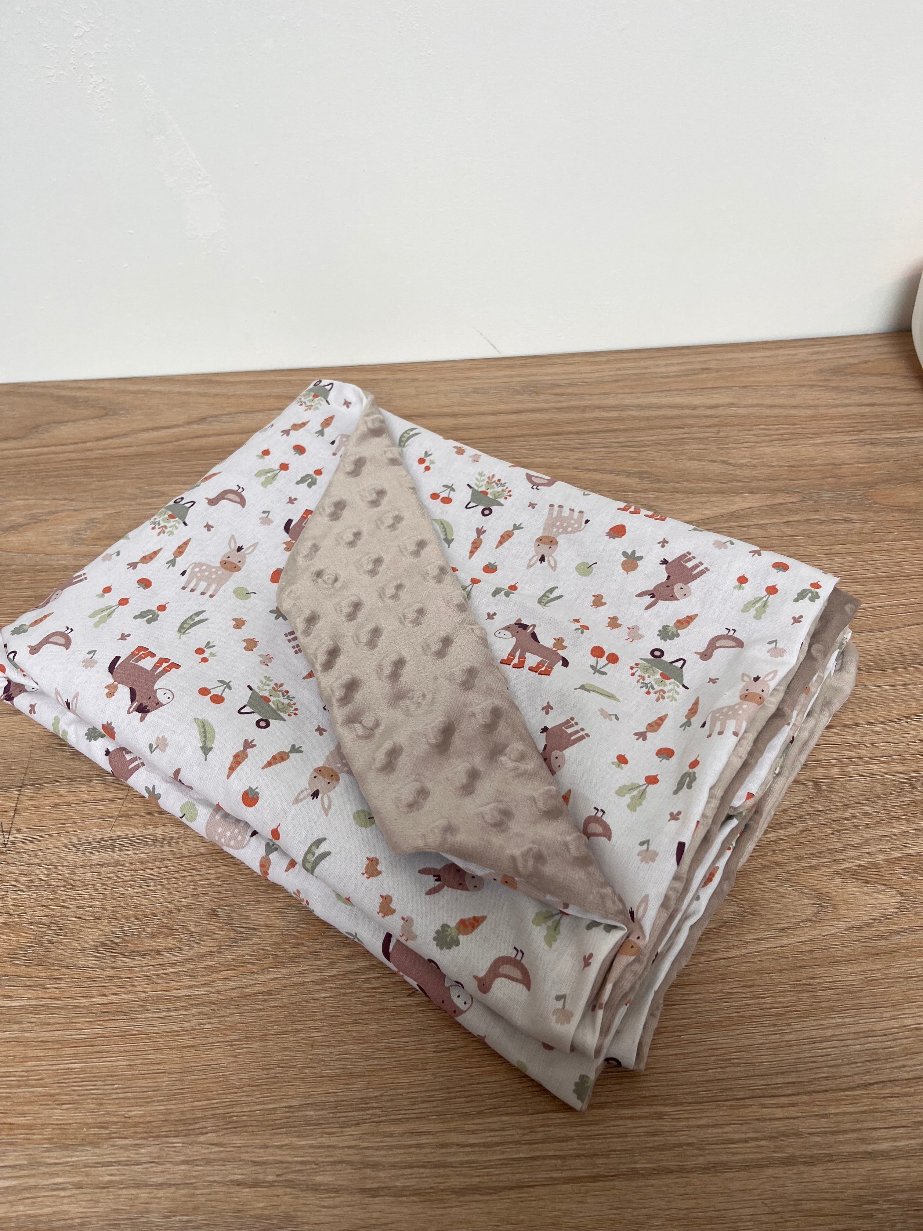 Couverture bébé petit âne