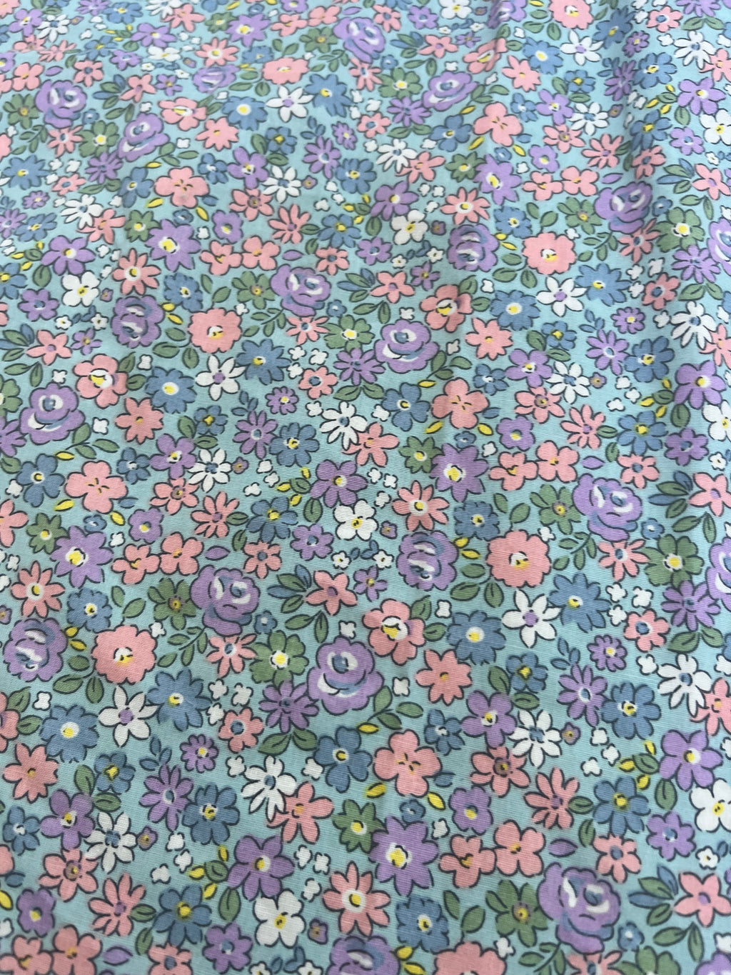Couverture bébé fleuri